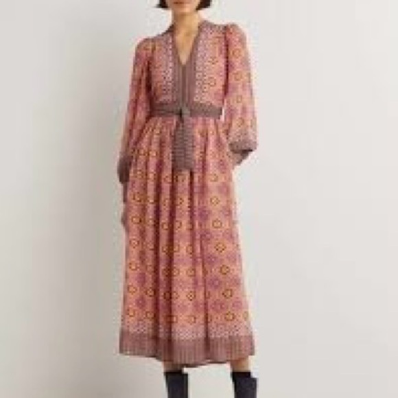 Boden Wow Placement Maxi Dress in Milkshake Paradise Garden Print Size 4 - Picture 1 of 13